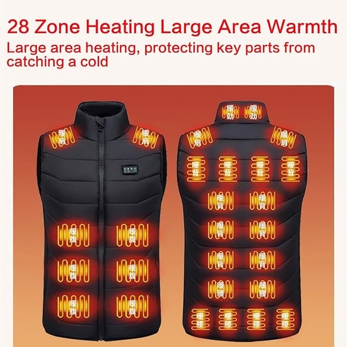 Harwelton™ Quilted USB Heated Gilet with Multiple Heating Zones