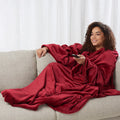 Harwelton™ Heated Wearable Blanket with Sleeves and Chest Panel
