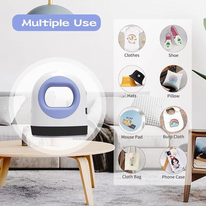 Harwelton™ Mini Heat Press for T-Shirts, Bags and Craft Projects