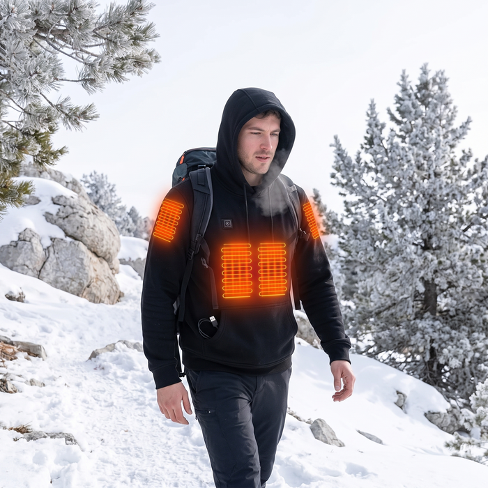 Harwelton™ Men's Heated Hoodie with 3 Heat Levels, USB Powered