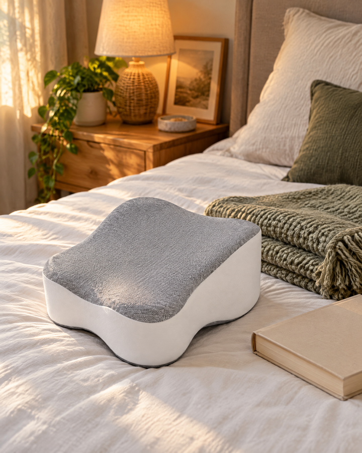 Harwelton™ Contoured Memory Foam Knee Pillow for Side Sleepers