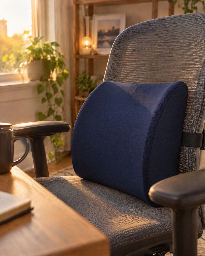 Harwelton™ Memory Foam Lumbar Support Cushion for Office and Car