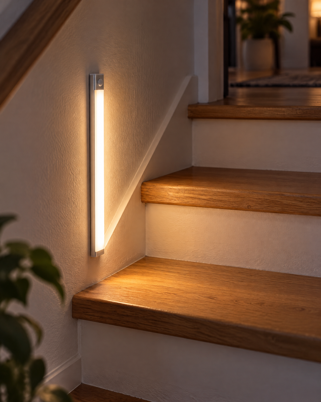 Harwelton™ Rechargeable Motion Sensor Wardrobe Light – Magnetic Stick-On LED