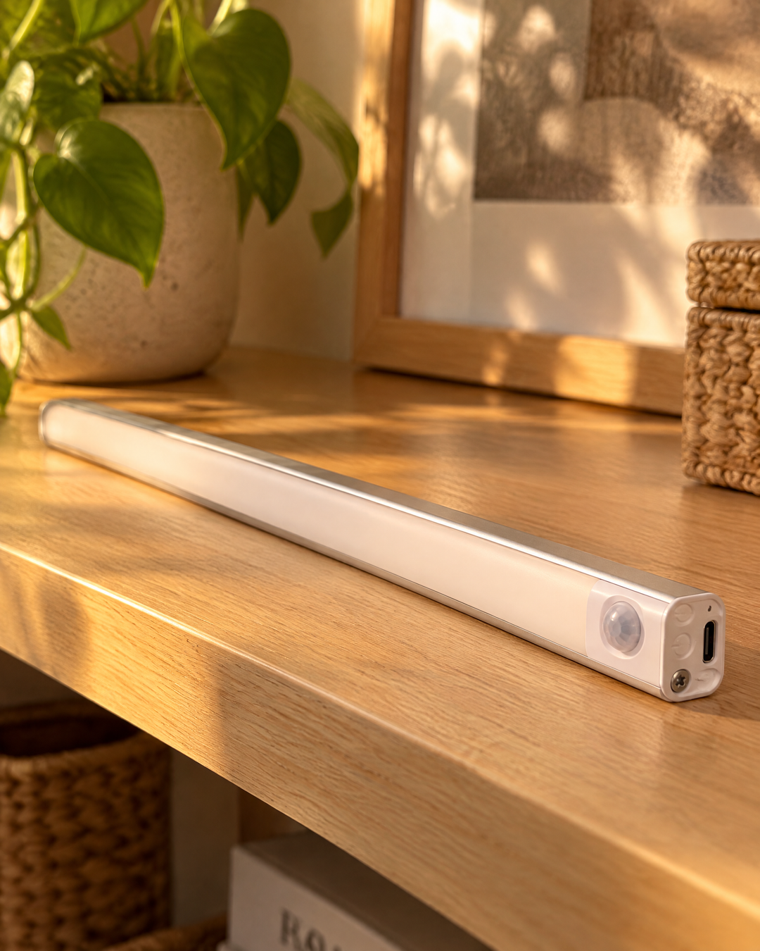 Harwelton™ Rechargeable Motion Sensor Wardrobe Light – Magnetic Stick-On LED