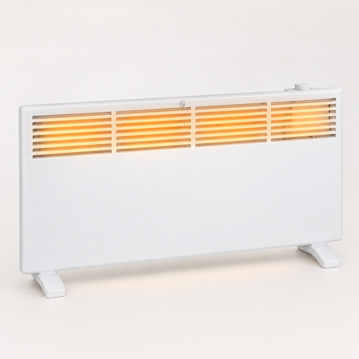 Harwelton Convector Heater 2000W with Thermostat Dial, Freestanding