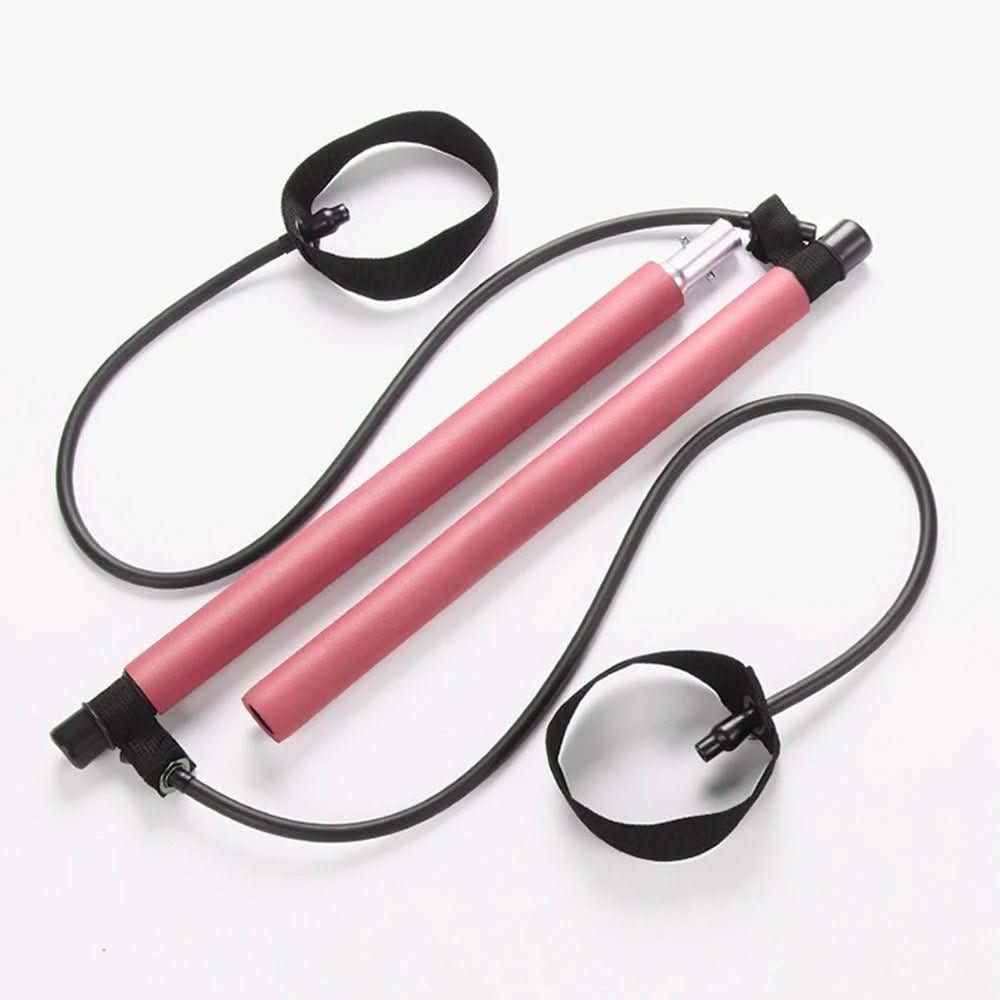 Harwelton™ Portable Pilates Bar Kit with Resistance Bands and Foot Loops