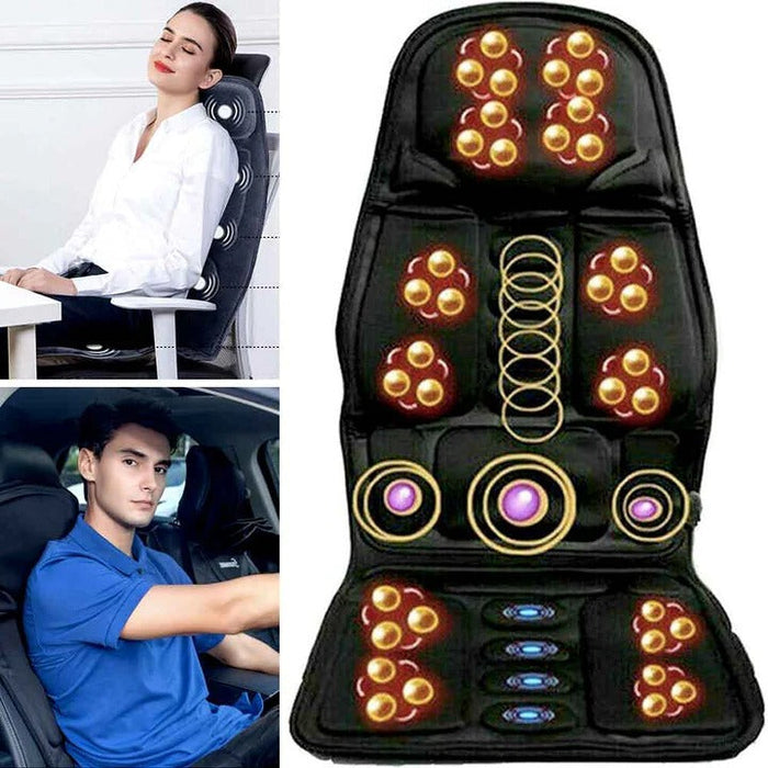 Harwelton™ Vibration Massage Seat Cushion with Heated Neck Pillow
