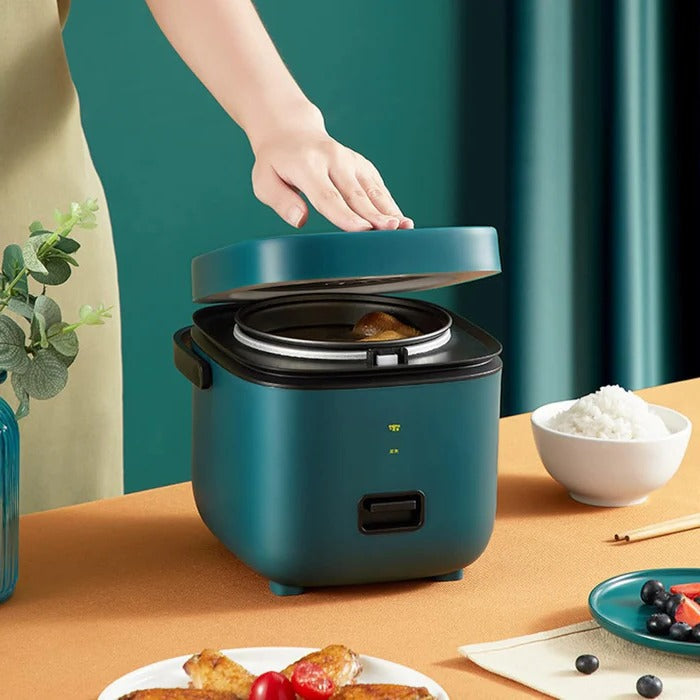 Harwelton™ Mini Rice Cooker with Steamer Tray and Keep-Warm Function