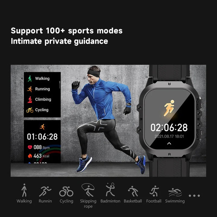 Waterproof Swimming Smartwatch with Fitness Tracker