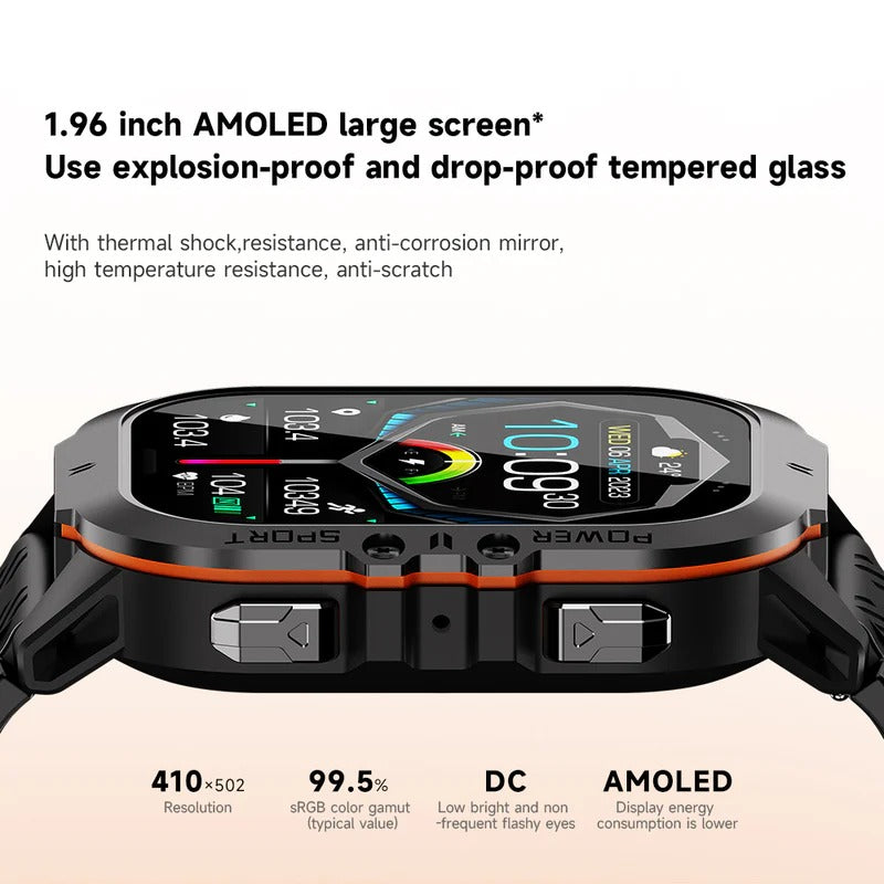 Waterproof Swimming Smartwatch with Fitness Tracker