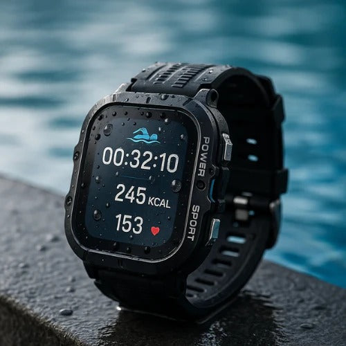 Waterproof Swimming Smartwatch with Fitness Tracker