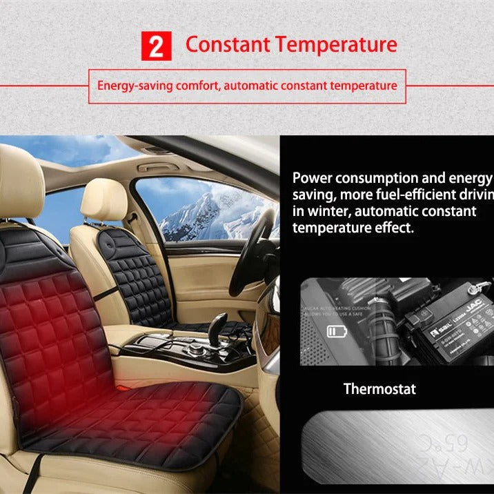 Harwelton™ Heated Car Seat Cushion with Auto Temperature Control