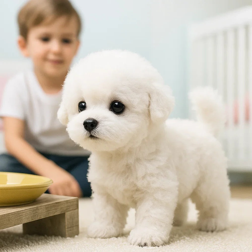 Interactive Plush Puppy That Walks and Barks