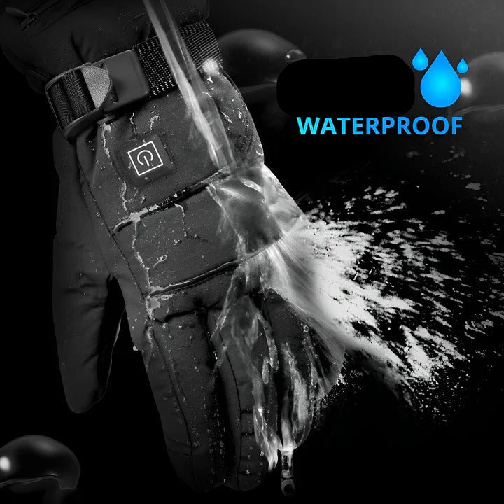 Harwelton™ Heated Ski Gloves with 3 Heat Settings and USB Port