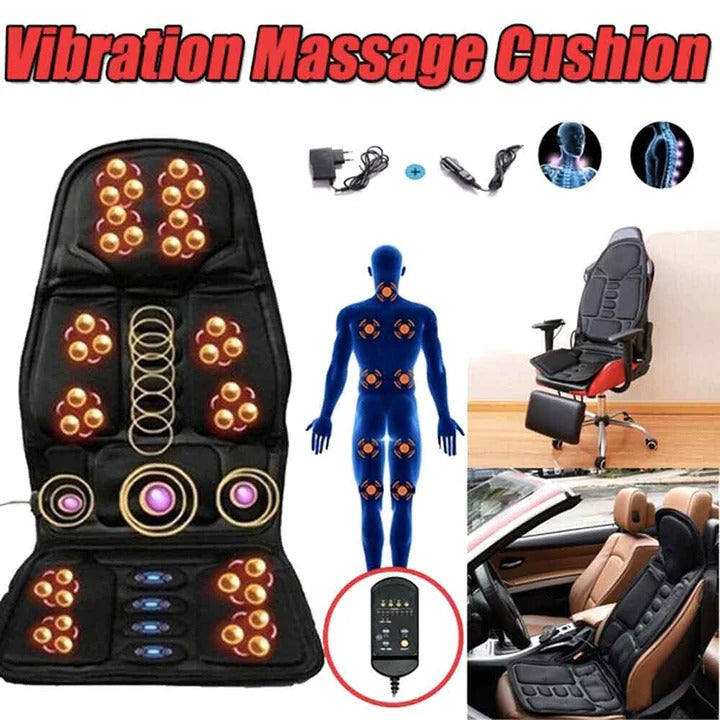 Harwelton™ Shiatsu Full Back Massage Cushion with Heat &amp; Neck Support