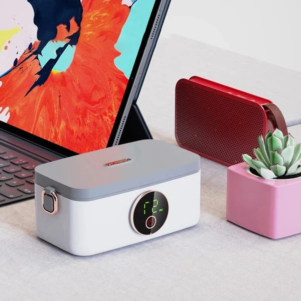 Rechargeable Heated Lunch Box with 5 Heat Levels