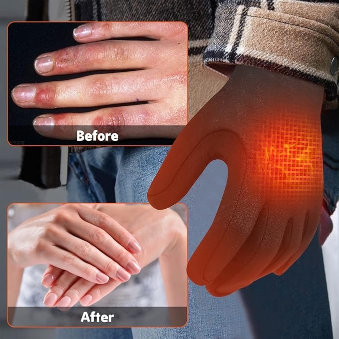 Harwelton™ Ultra-Thin Heated Glove Liners with Touchscreen Fingertips