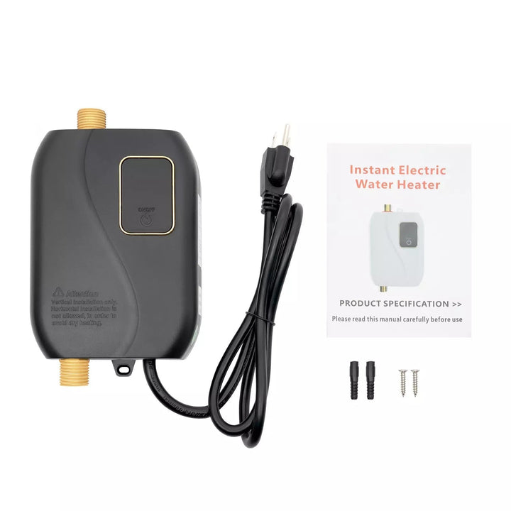 Electric Tankless Water Heater with LED Display and Sensors