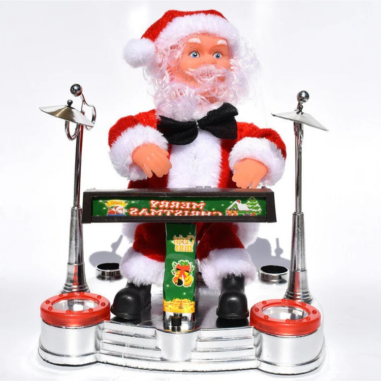 Climbing Santa Christmas Decoration With Lights and Music