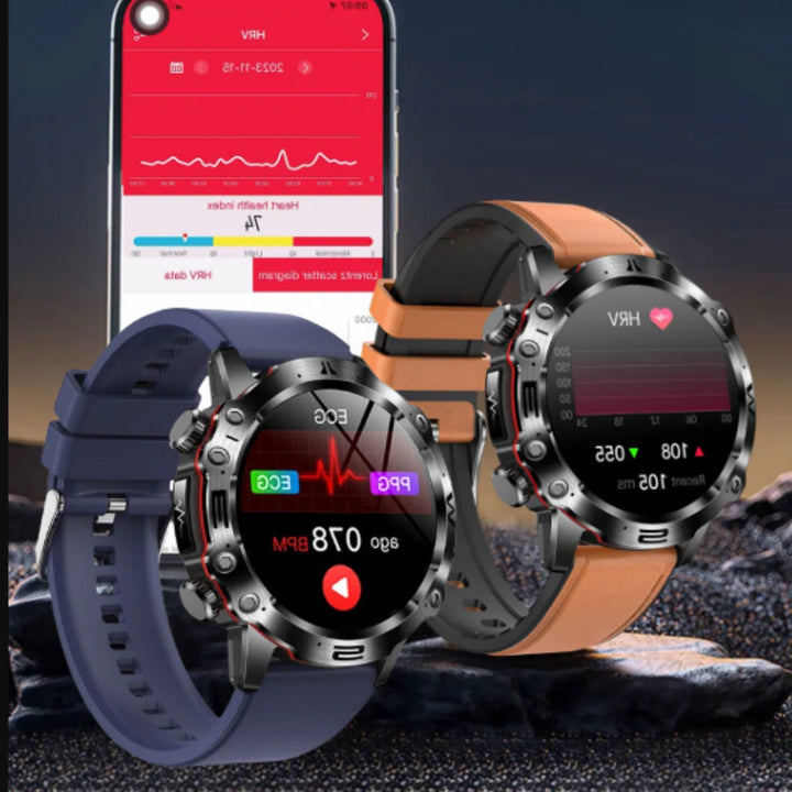 Bluetooth Smartwatch with Calls, Step Counter and Sport Modes