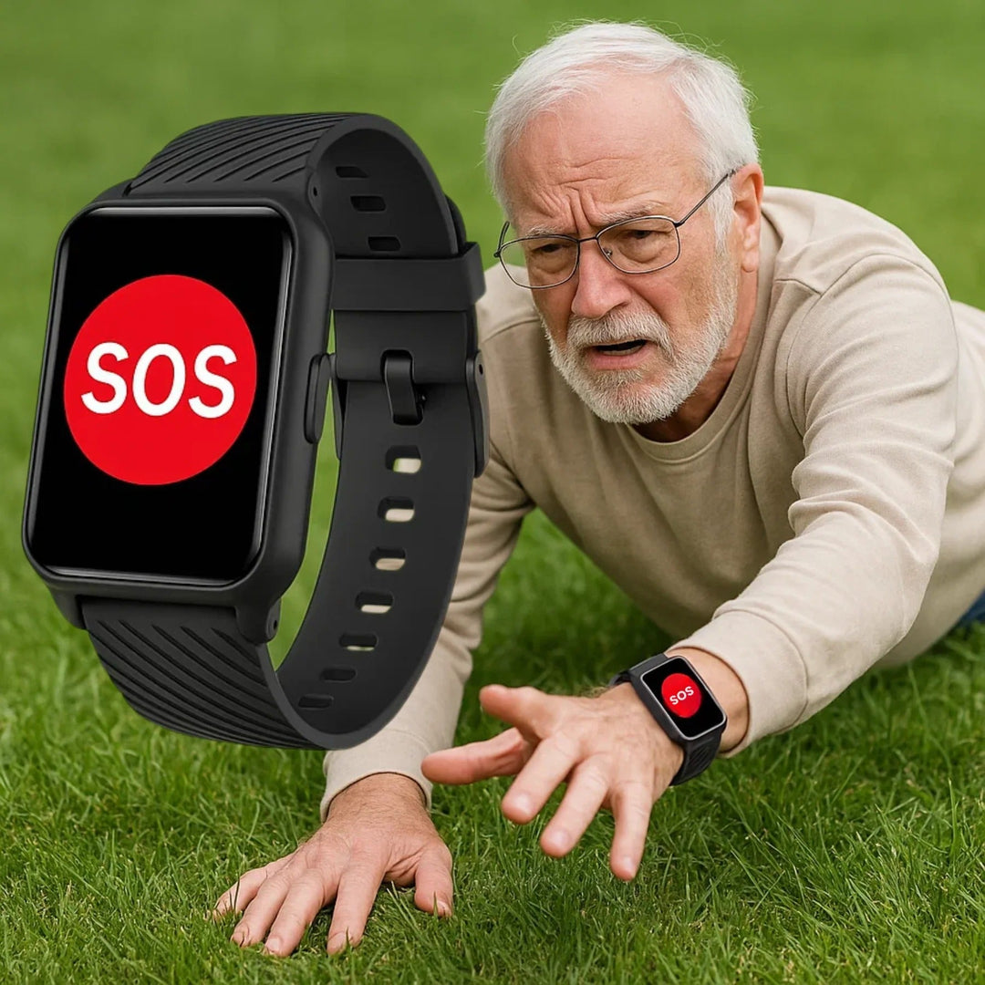 Fall Detection Smartwatch for Seniors with GPS and SOS Calls