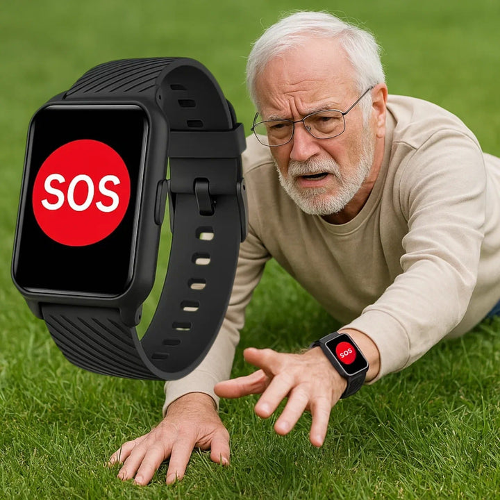 Fall Detection Smartwatch for Seniors with GPS and SOS Calls