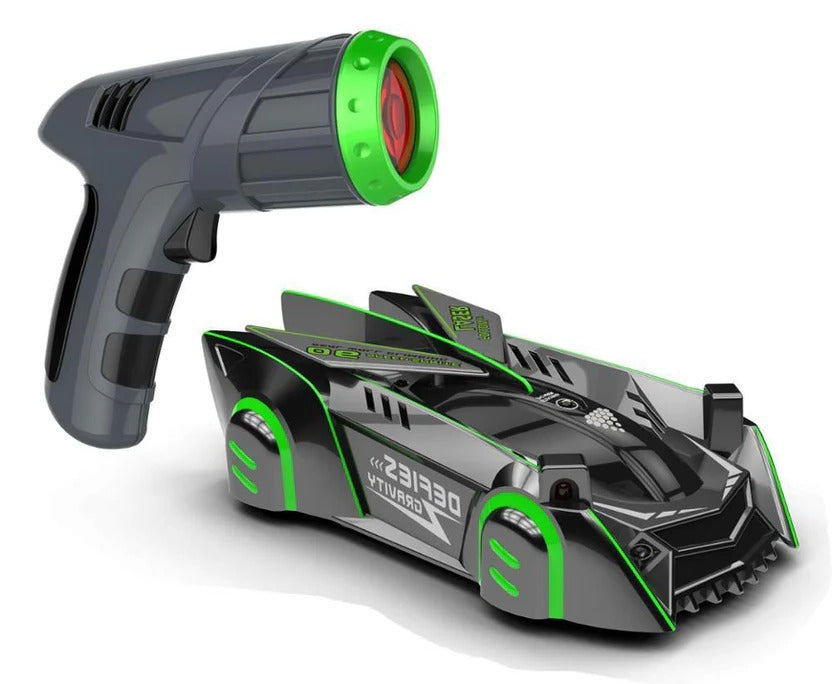 Laser-Guided Wall Climbing Car with LED Lights for Kids