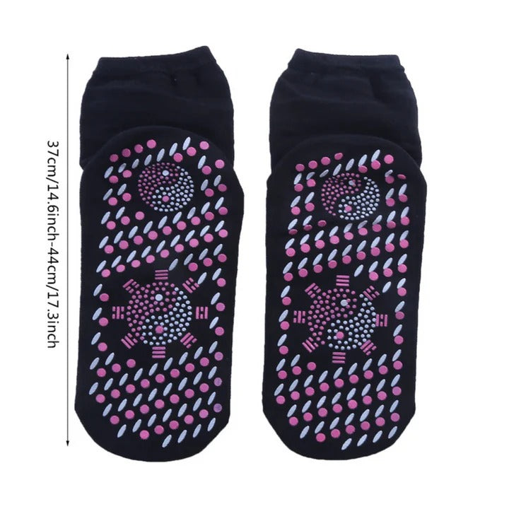 Thermal Sports Socks 5-Pack with Heat-Retaining Tourmaline