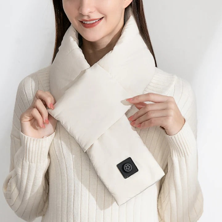 Harwelton™ Heated Neck Scarf with 3 Heat Levels and USB Power
