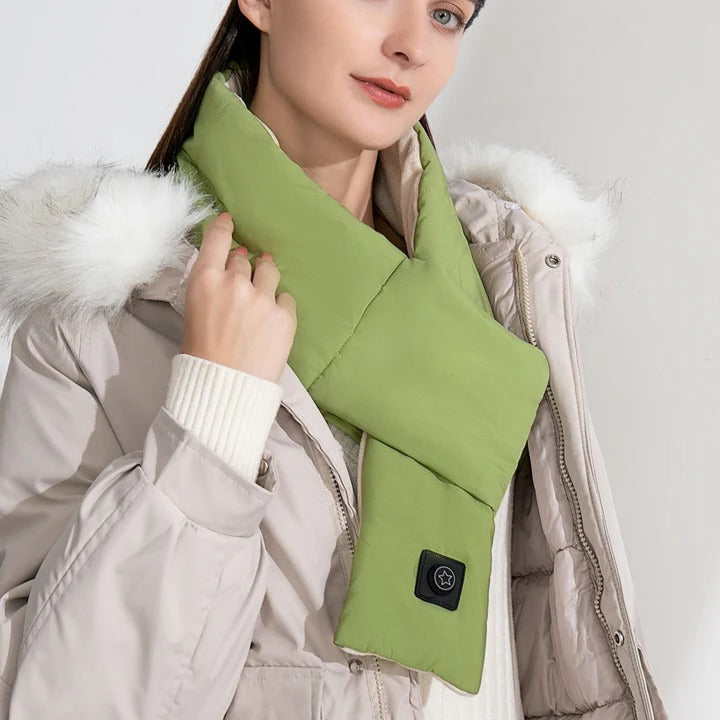 Harwelton™ Heated Neck Scarf with 3 Heat Levels and USB Power