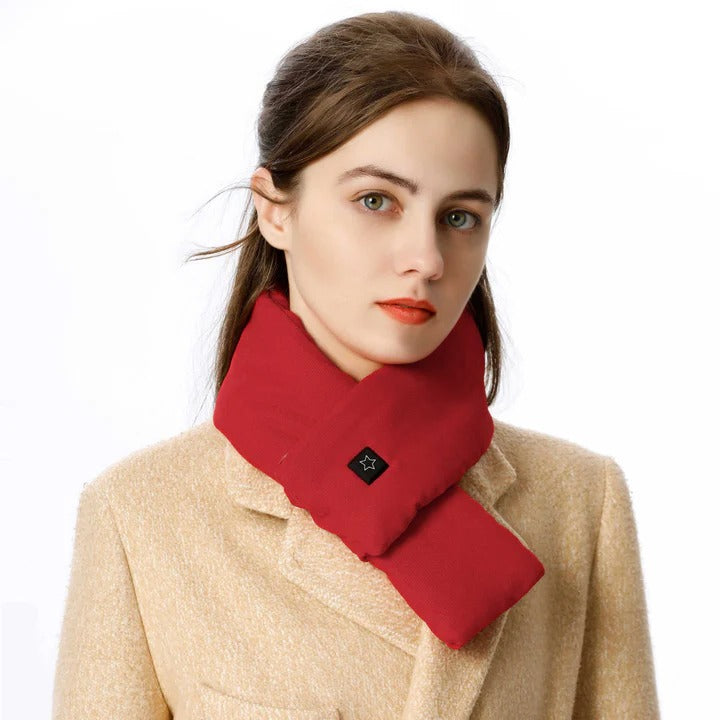 Harwelton™ Heated Neck Scarf with 3 Heat Levels and USB Power