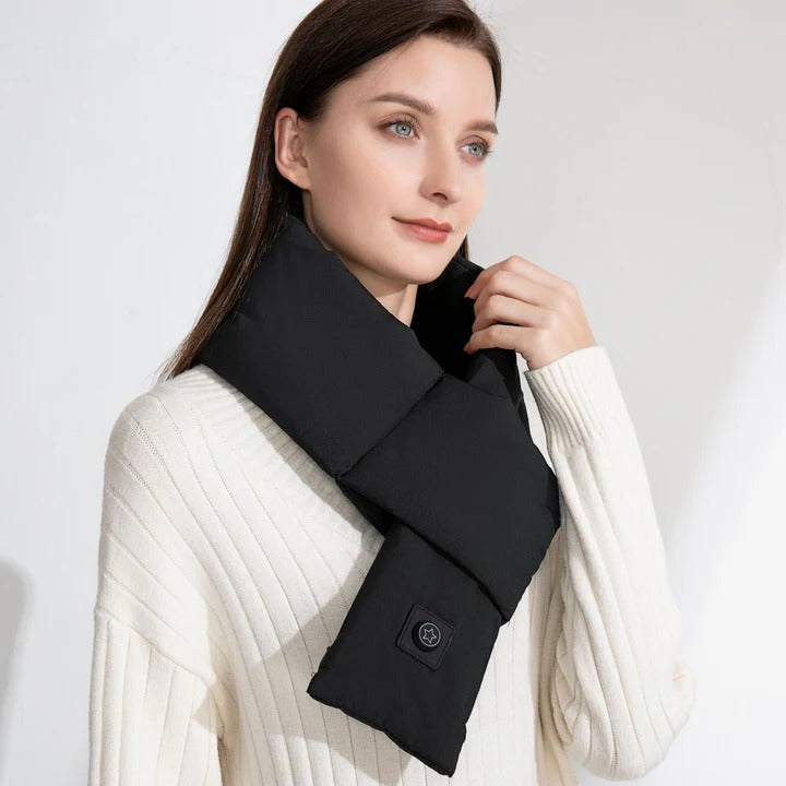 Harwelton™ Heated Neck Scarf with 3 Heat Levels and USB Power