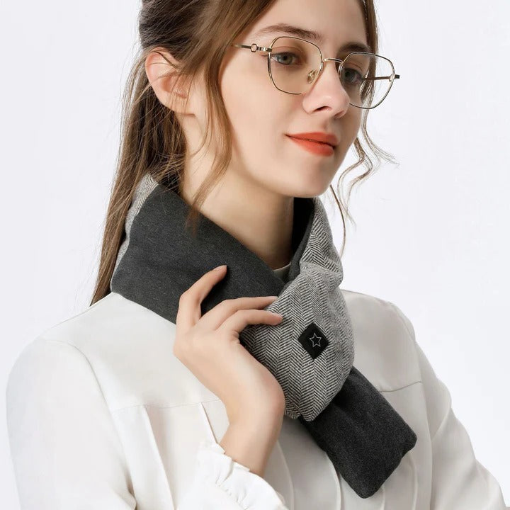 Harwelton™ Heated Neck Scarf with 3 Heat Levels and USB Power