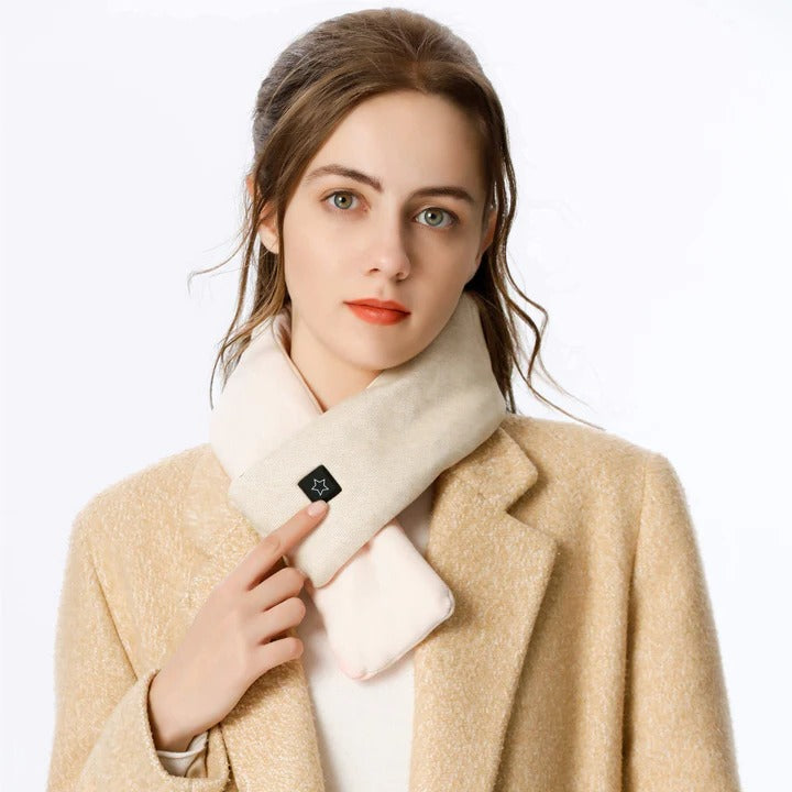 Harwelton™ Heated Neck Scarf with 3 Heat Levels and USB Power