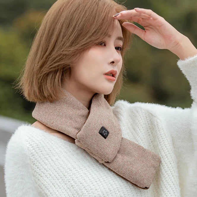 Harwelton™ Heated Neck Scarf with 3 Heat Levels and USB Power
