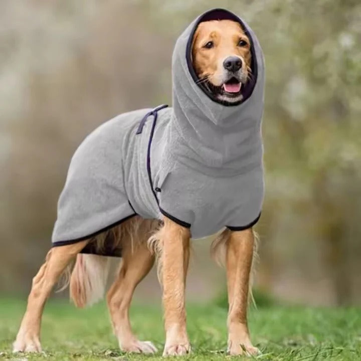 Windproof Waterproof Dog Coat with Warm Lining and Reflectors