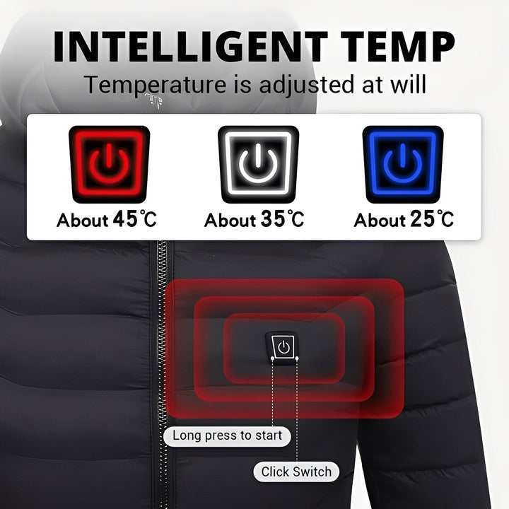 Harwelton™ Heated Coat with 3 Heat Settings &amp; Up to 10 Hours