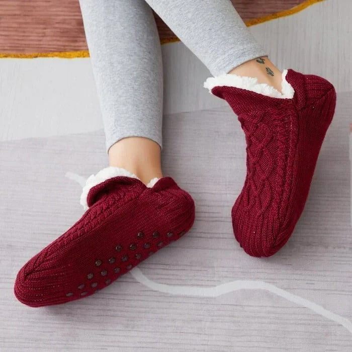 Harwelton™ Fleece-Lined Thermal Socks with Silicone Non-Slip Grips