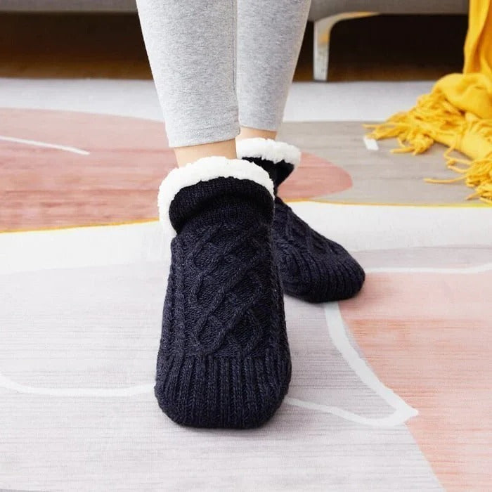 Harwelton™ Fleece-Lined Thermal Socks with Silicone Non-Slip Grips