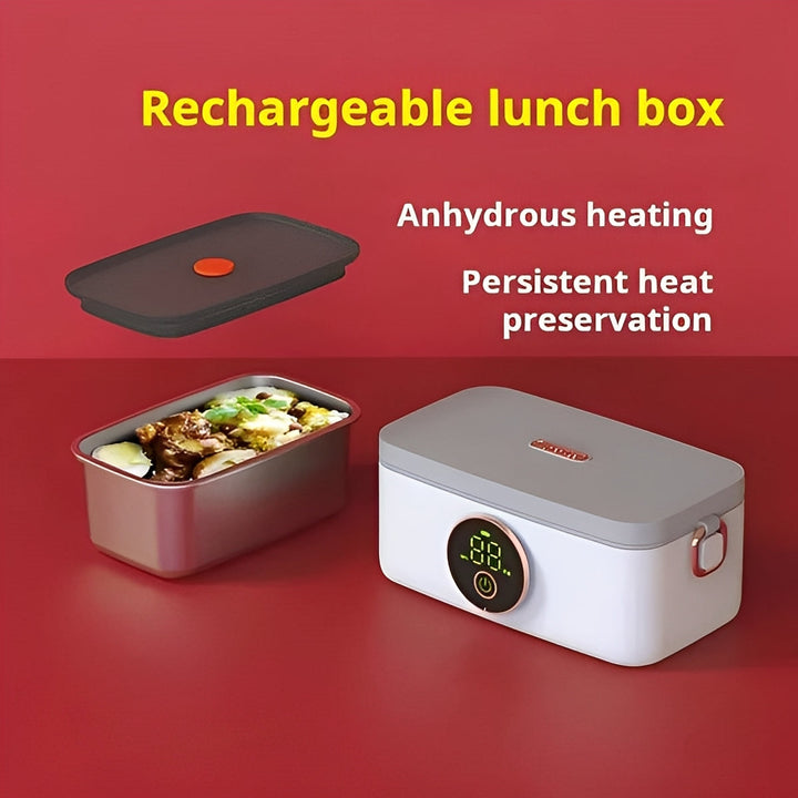 Cordless Heated Lunch Box with 16,000 mAh Battery
