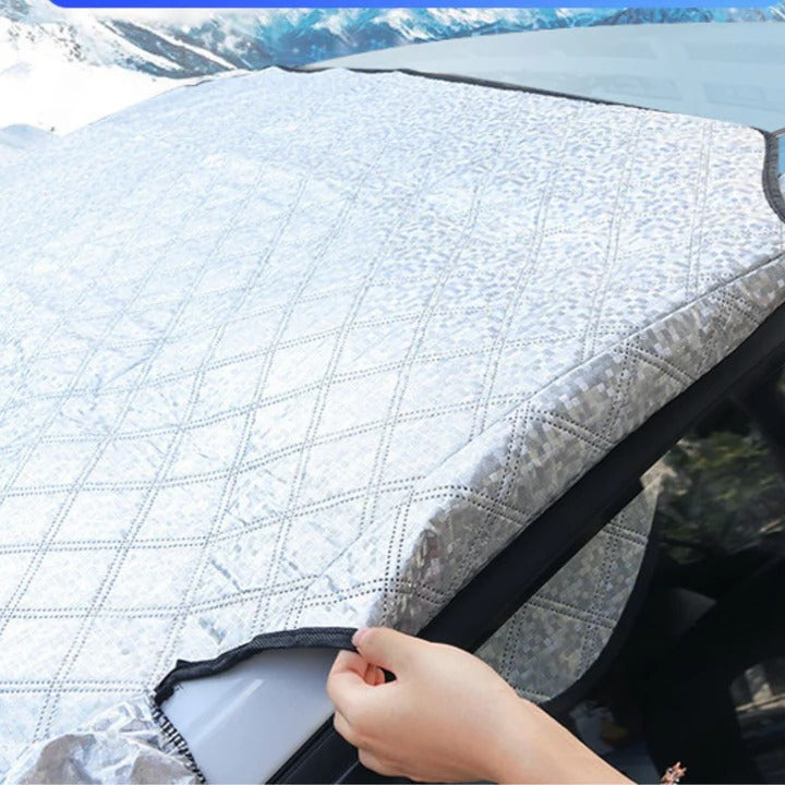 Magnetic Windscreen Cover with Mirror Covers for Frost and Snow