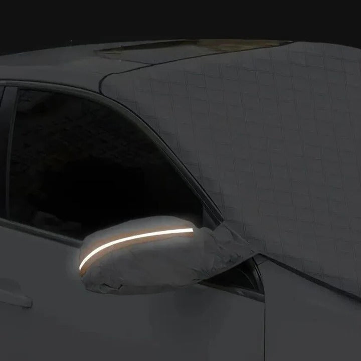 Magnetic Windscreen Cover with Mirror Covers for Frost and Snow