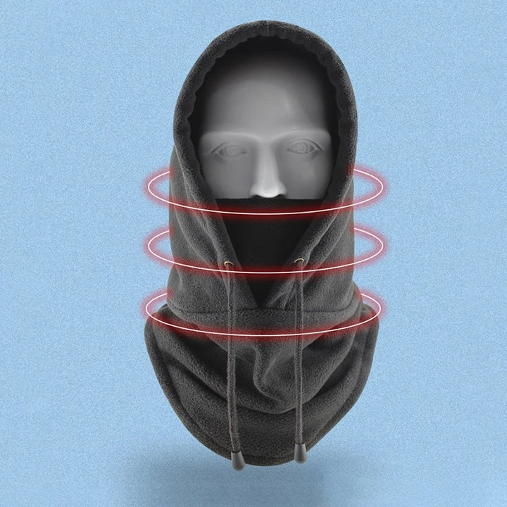 Breathable Polar Fleece Balaclava Mask and Ski Hood for Winter Outdoors