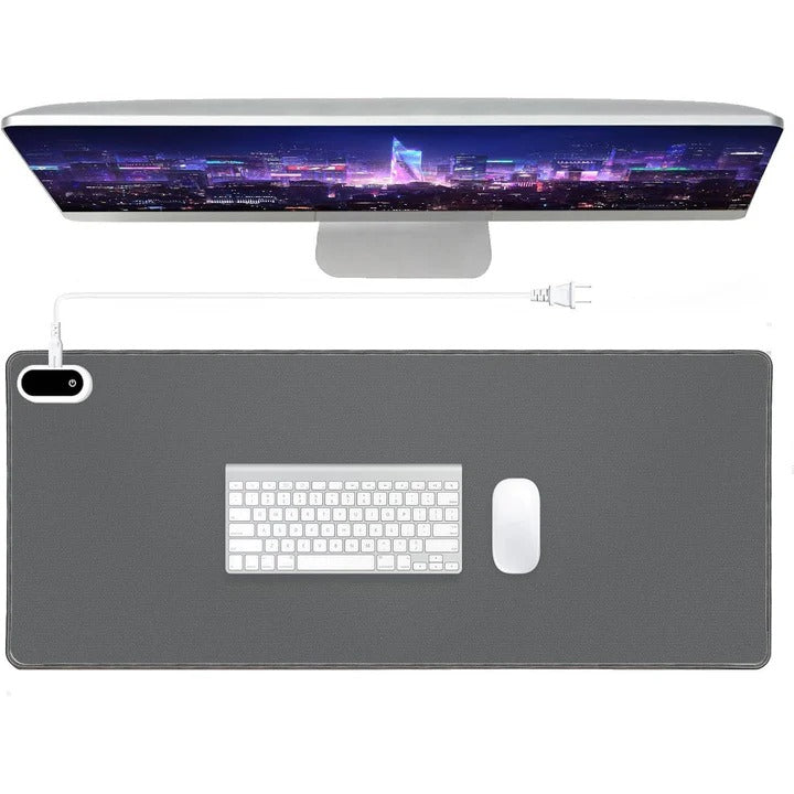 Heated Desk Mat with 5 Heat Settings and Digital Display – Harwelton
