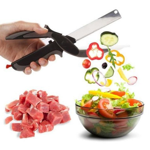 Harwelton™ 2-in-1 Food Chopper Scissors with Stainless Steel Blades