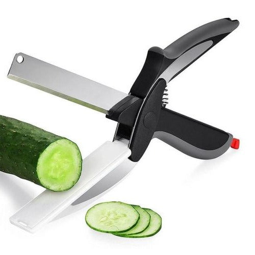 Harwelton™ 2-in-1 Food Chopper Scissors with Stainless Steel Blades