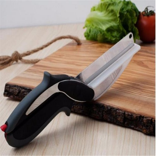 Harwelton™ 2-in-1 Food Chopper Scissors with Stainless Steel Blades