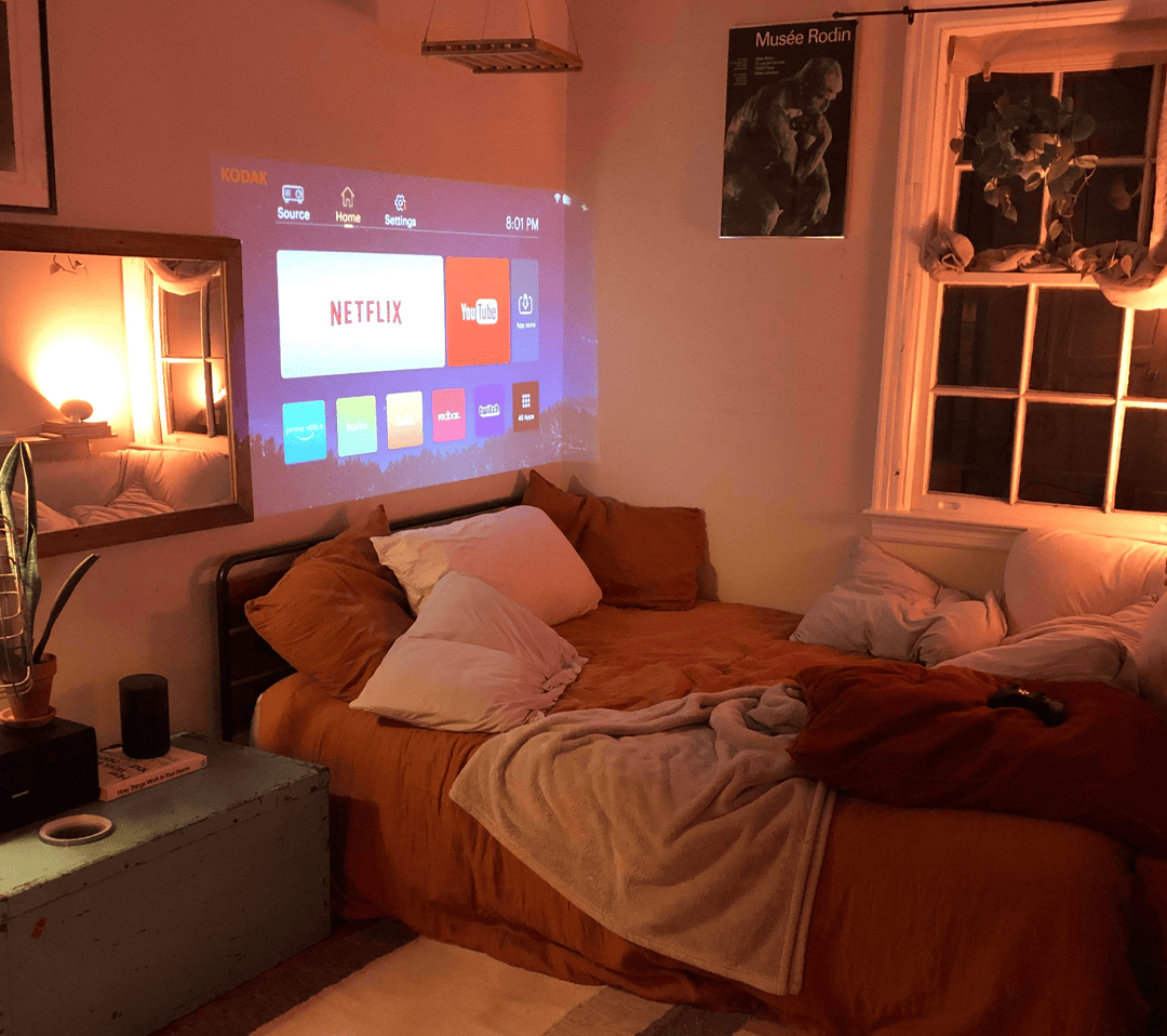 Harwelton™ Mini Movie Projector for Big-Screen Nights at Home