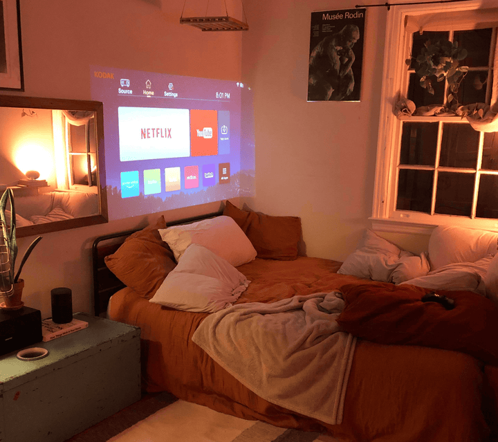 Harwelton™ Mini Movie Projector for Big-Screen Nights at Home