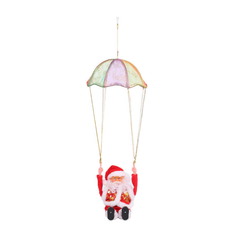 Climbing Santa Christmas Decoration With Lights and Music